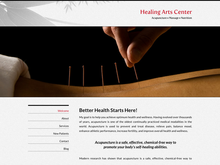 Bambooish acupuncture website (#00045)